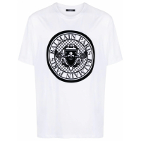 Balmain 'Coin Logo-Appliqué' T-Shirt für Herren